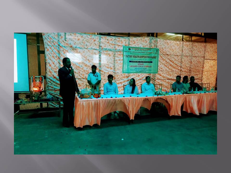 Gayanty Cold Storage Health Adoption Programme 31-10-2023 