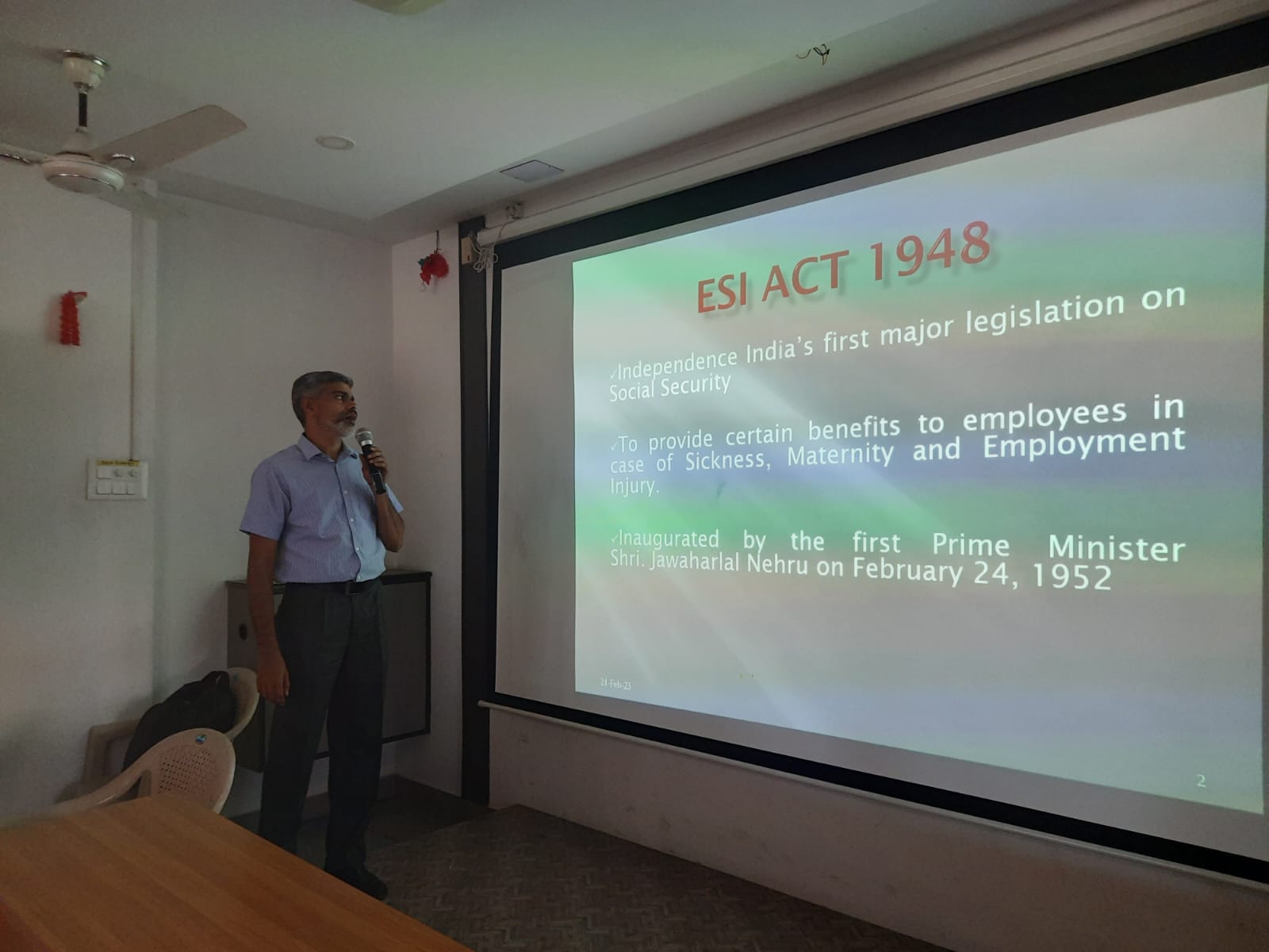 ESIC Awareness Camp Salem