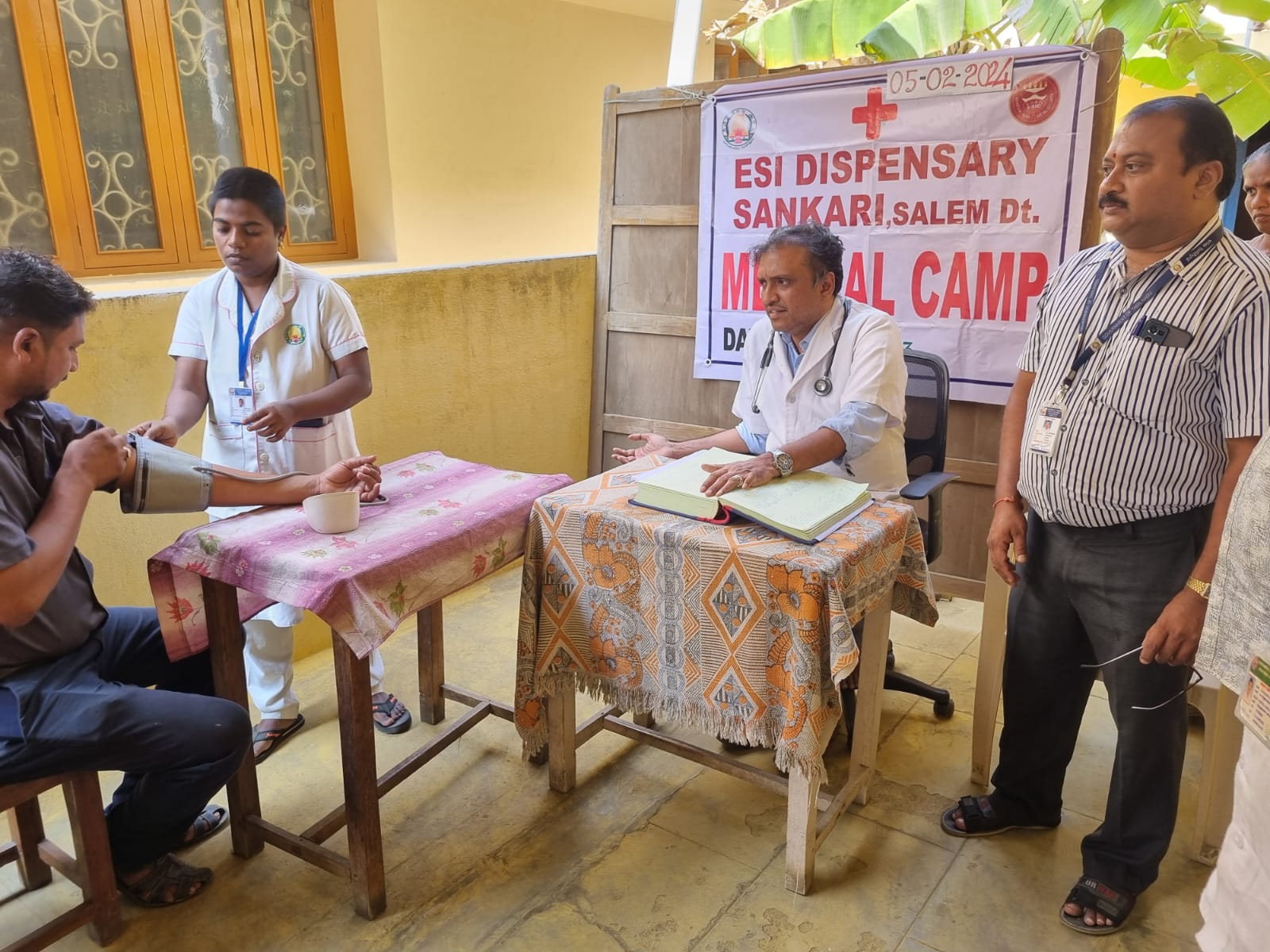 Health Check Up Camp at Sankari Dispensary