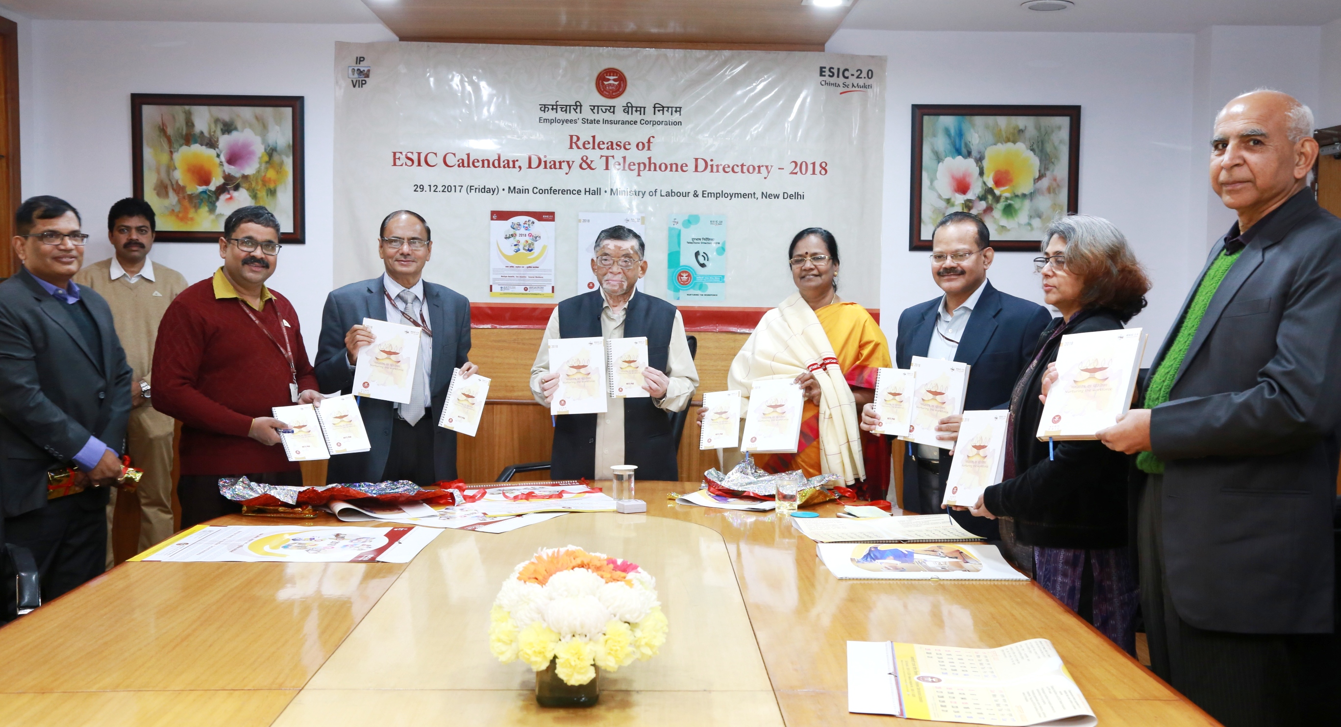 ESIC CALENDAR, DIARY AND TELEPHONE DIRECTORY- 2018 RELEASED