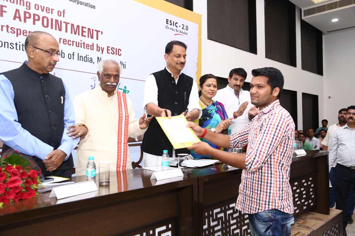ESIC recruits 135 sports persons from different field of Sports.