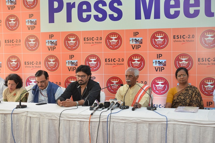 Inauguration of New Building of ESIC Regional Office, Kolkata and Foundation Stone Laying for Upgradation of ESI Hospital, Baltikuri & ESI Hospital, Durgapur, West Bengal on 13.07 2017